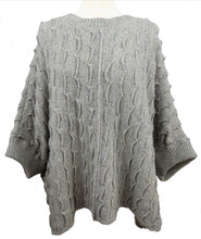 Load image into Gallery viewer, Designer Lambswool Sweater Poncho