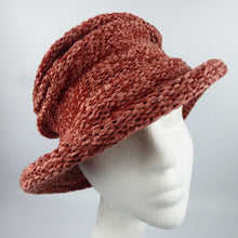 Load image into Gallery viewer, chenille brimmed ladies hat