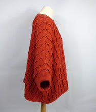 Load image into Gallery viewer, Designer Lambswool Sweater Poncho