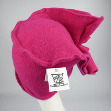 Load image into Gallery viewer, pink designer felt wool hat 4