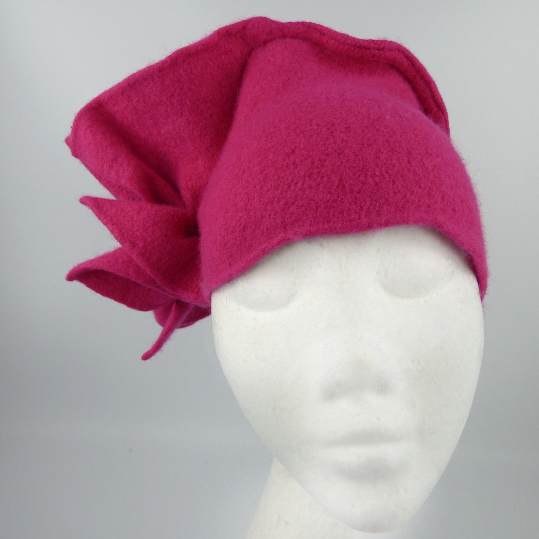 Felted Wool Women's Hat (H042)
