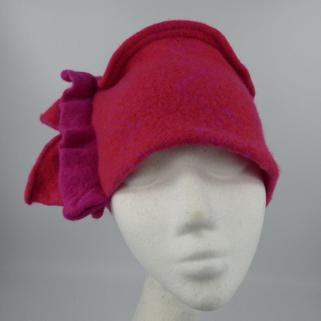 Felted Wool Women's Hat (H207)