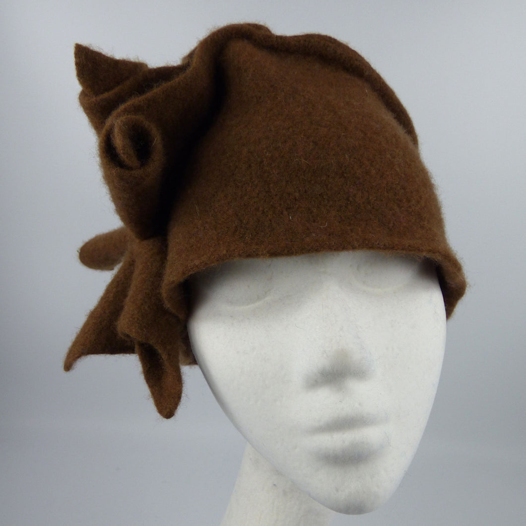 Felted Wool Women's Hat (H209)
