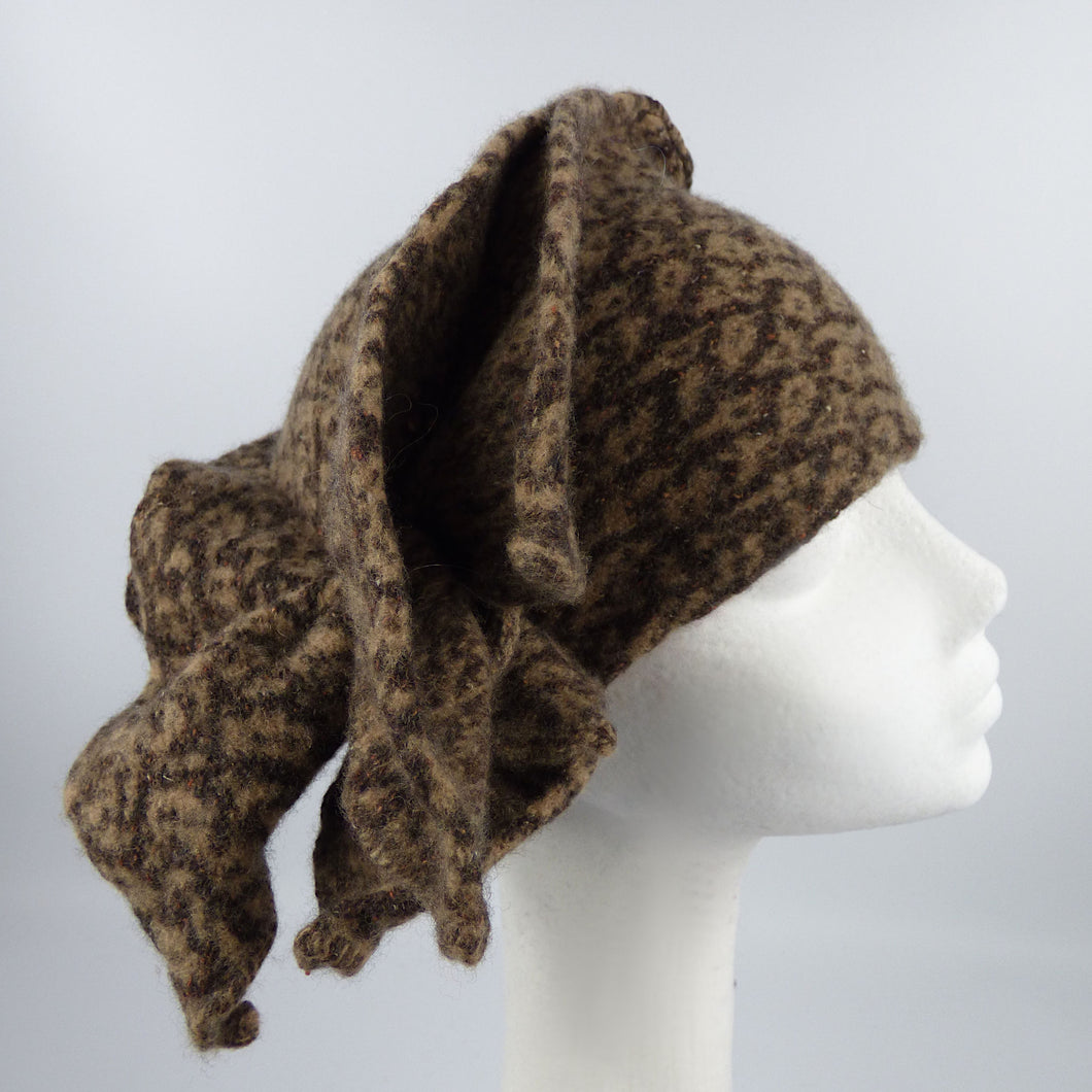 Felted Wool Women's Hat (H214)