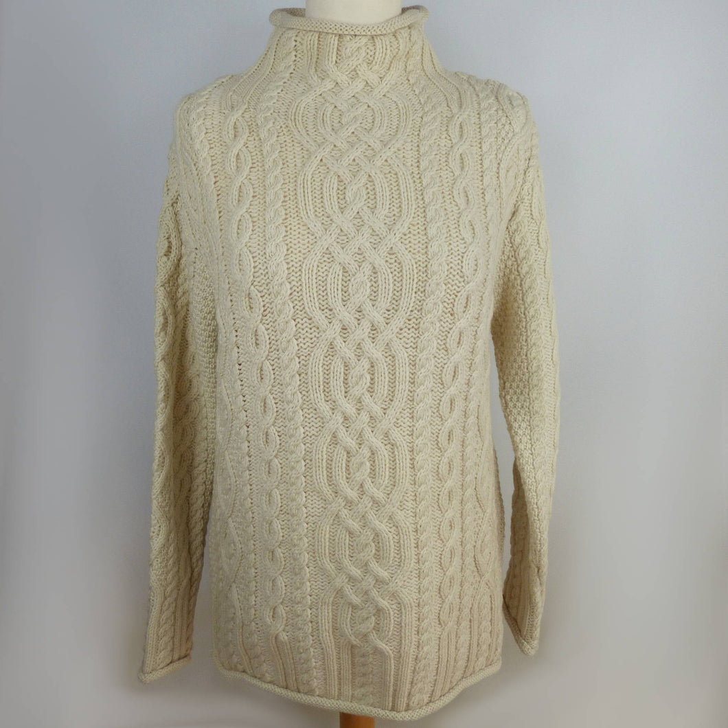 Soft Merino Wool Cable Knit Sweater