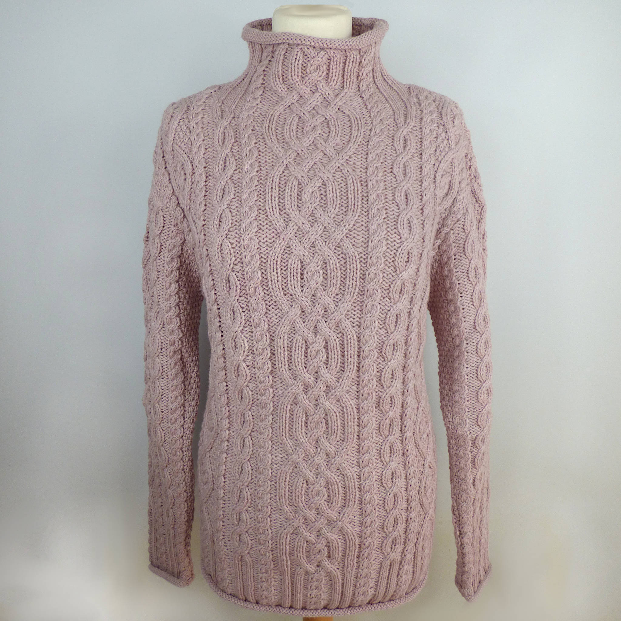 Merino wool cable knit sweater hot sale